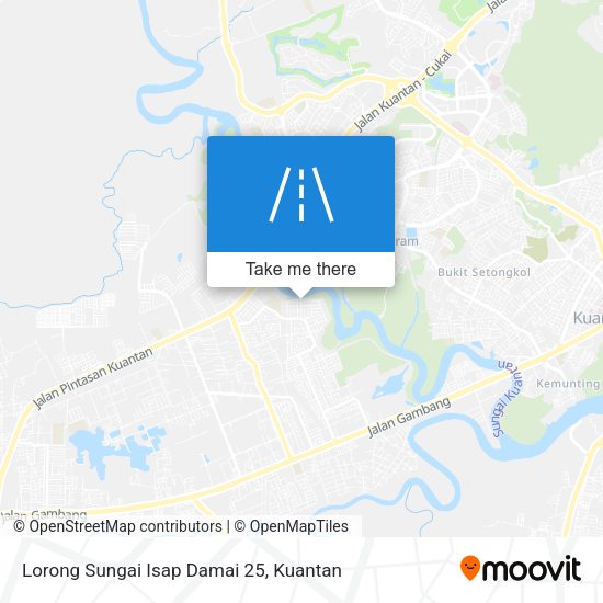 Peta Lorong Sungai Isap Damai 25