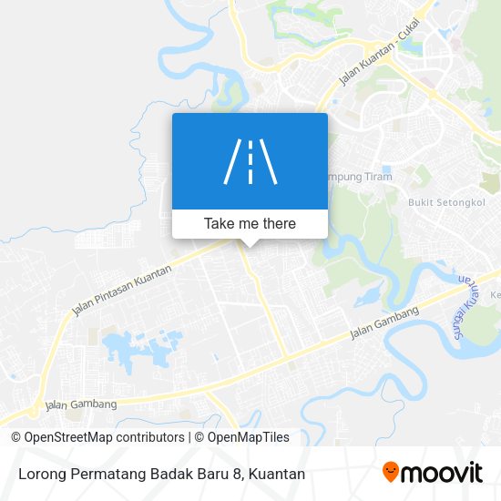 Peta Lorong Permatang Badak Baru 8