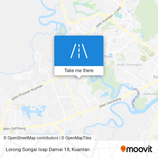 Lorong Sungai Isap Damai 18 map