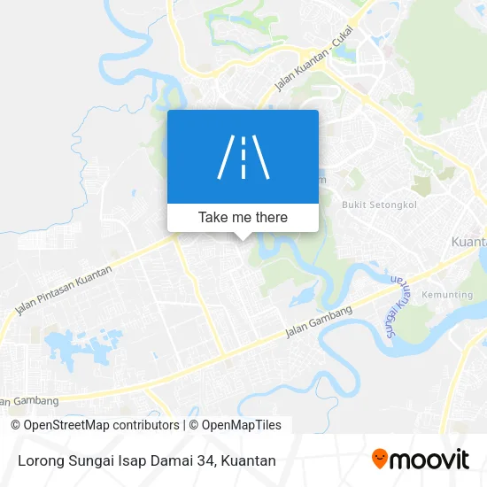 Peta Lorong Sungai Isap Damai 34