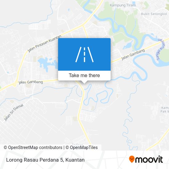 Peta Lorong Rasau Perdana 5