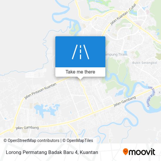 Peta Lorong Permatang Badak Baru 4