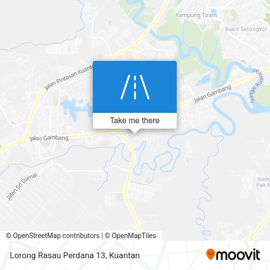 Lorong Rasau Perdana 13 map