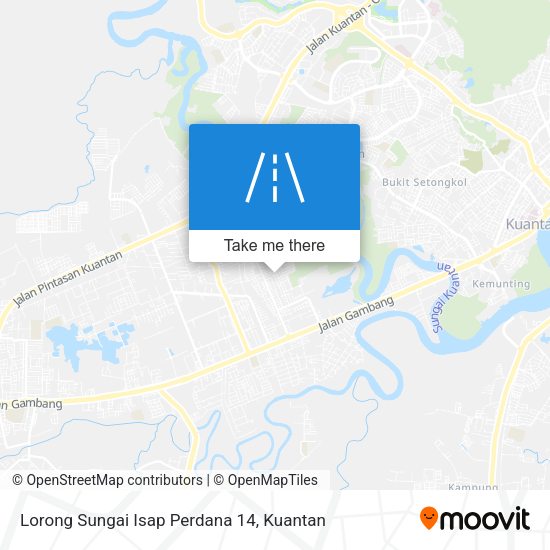 Lorong Sungai Isap Perdana 14 map