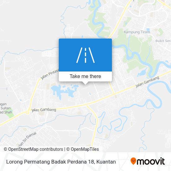 Lorong Permatang Badak Perdana 18 map