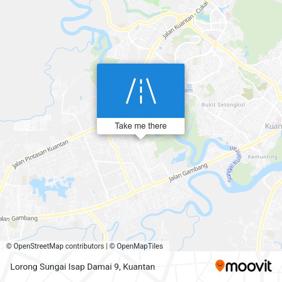 Peta Lorong Sungai Isap Damai 9