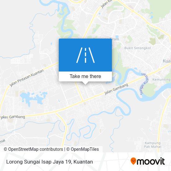 Peta Lorong Sungai Isap Jaya 19