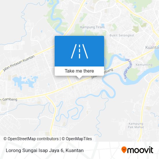 Lorong Sungai Isap Jaya 6 map