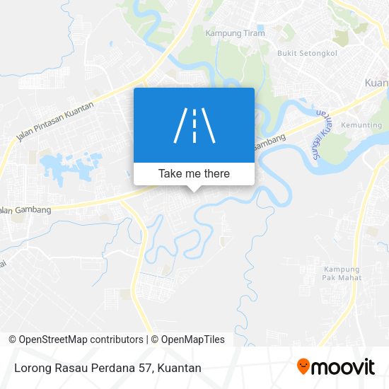 Peta Lorong Rasau Perdana 57