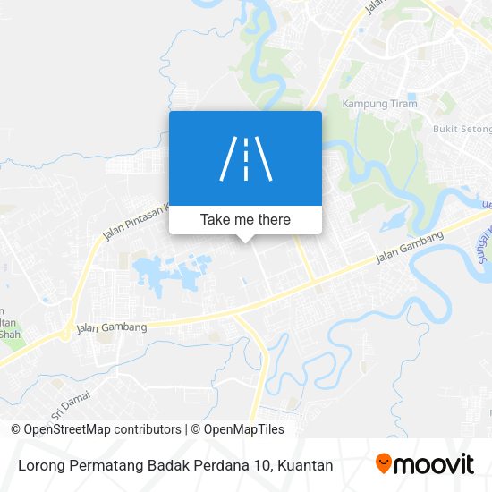 Lorong Permatang Badak Perdana 10 map