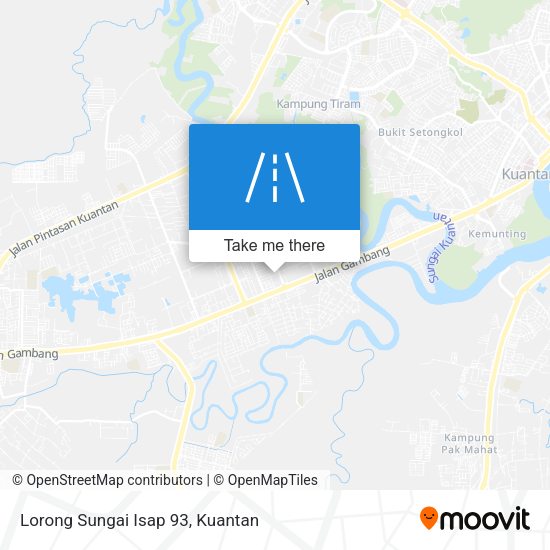 Peta Lorong Sungai Isap 93