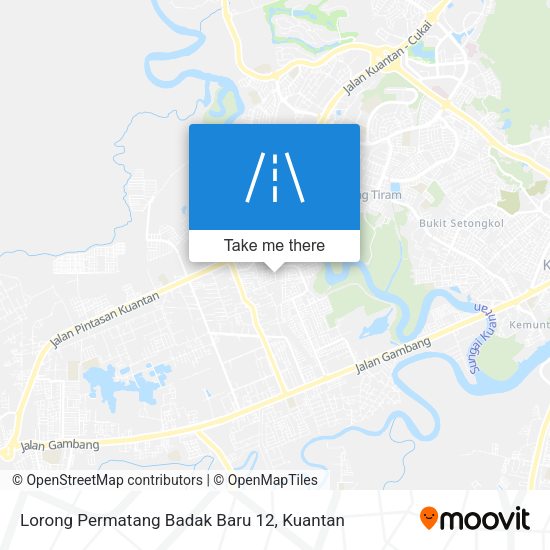 Lorong Permatang Badak Baru 12 map