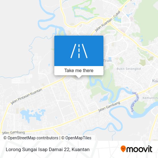 Lorong Sungai Isap Damai 22 map
