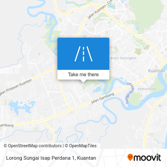 Peta Lorong Sungai Isap Perdana 1