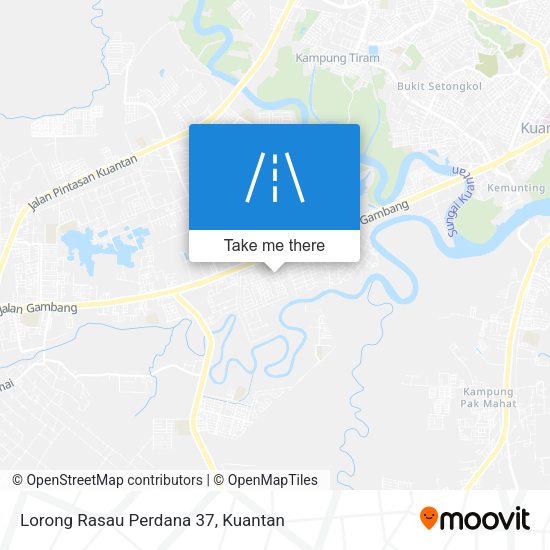 Peta Lorong Rasau Perdana 37