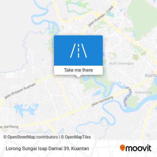Lorong Sungai Isap Damai 39 map