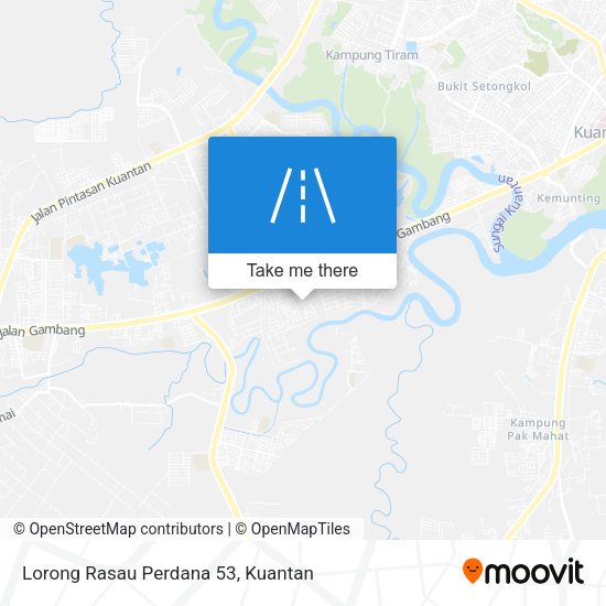 Peta Lorong Rasau Perdana 53