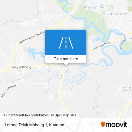 Peta Lorong Teluk Mahang 1