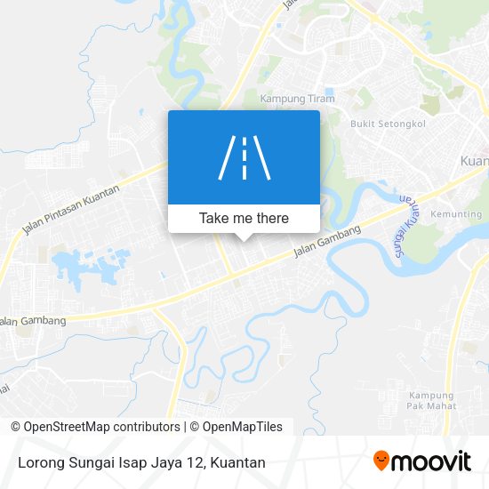 Lorong Sungai Isap Jaya 12 map