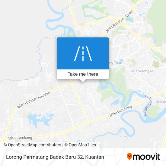 Lorong Permatang Badak Baru 32 map