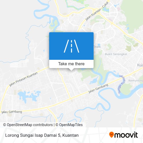 Lorong Sungai Isap Damai 5 map