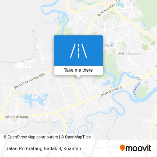 Peta Jalan Permatang Badak 3