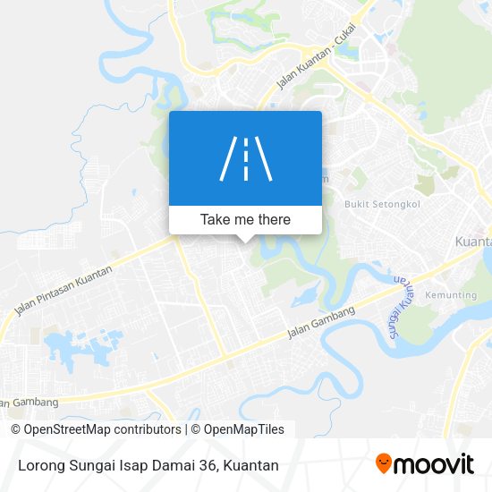 Peta Lorong Sungai Isap Damai 36