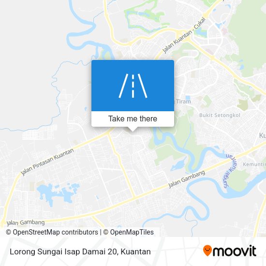 Peta Lorong Sungai Isap Damai 20