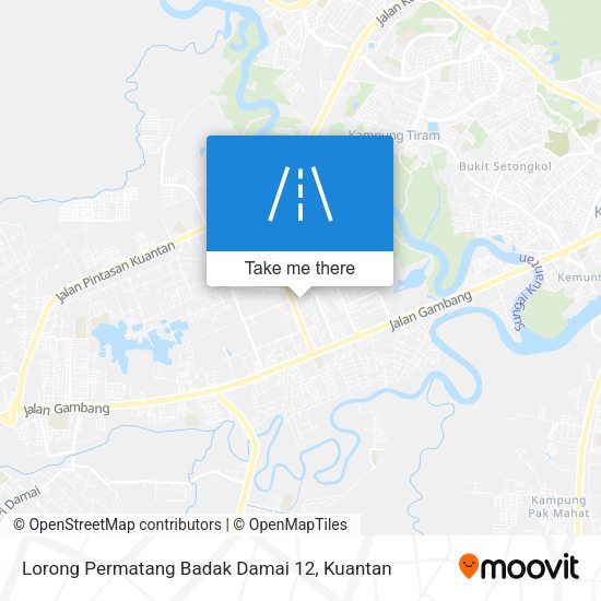 Lorong Permatang Badak Damai 12 map
