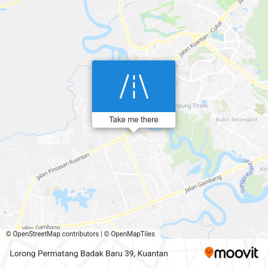 Peta Lorong Permatang Badak Baru 39