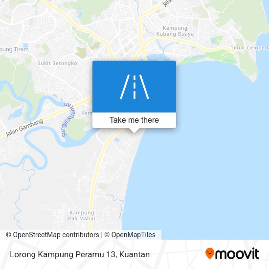 Peta Lorong Kampung Peramu 13