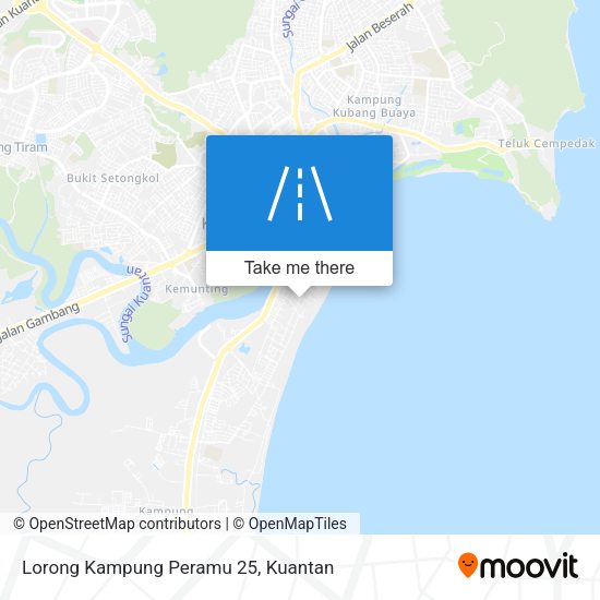 Peta Lorong Kampung Peramu 25