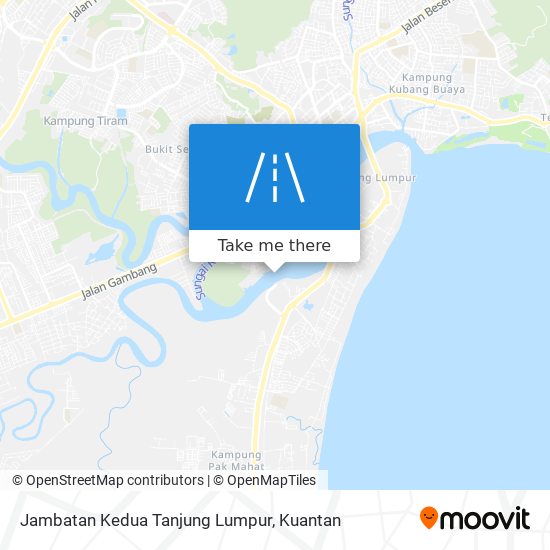 Peta Jambatan Kedua Tanjung Lumpur