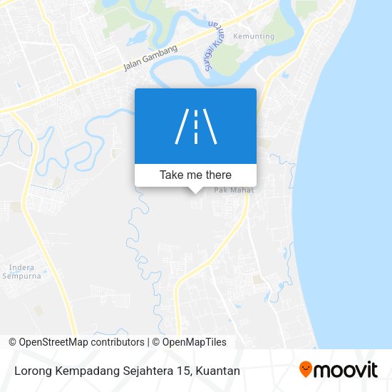 Lorong Kempadang Sejahtera 15 map