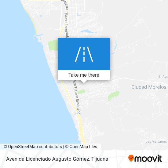 Mapa de Avenida Licenciado Augusto Gómez