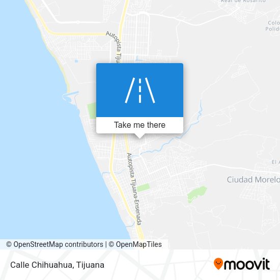 Mapa de Calle Chihuahua