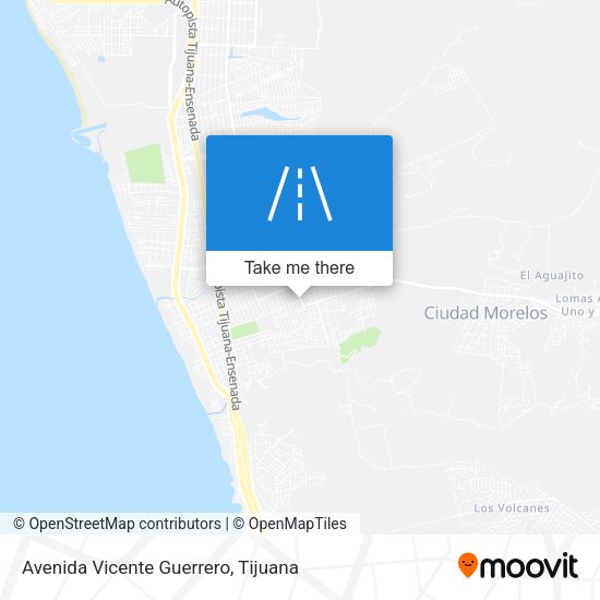 Avenida Vicente Guerrero map