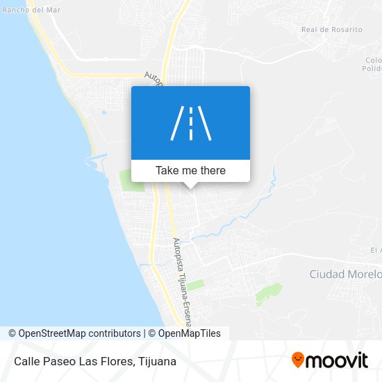Calle Paseo Las Flores map