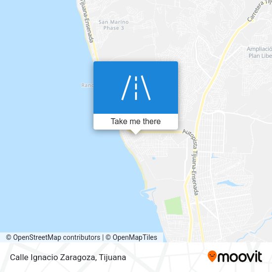 Mapa de Calle Ignacio Zaragoza