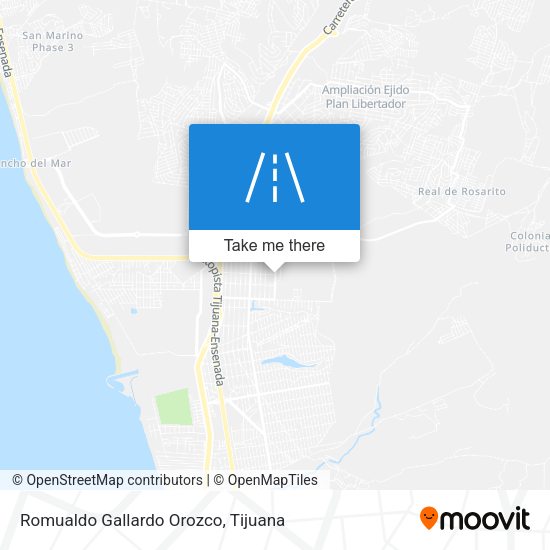 Romualdo Gallardo Orozco map