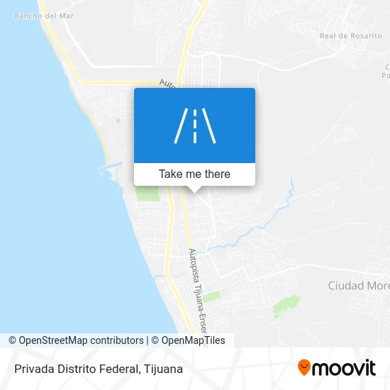 Privada Distrito Federal map
