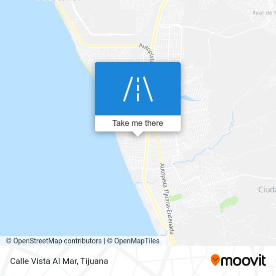 Mapa de Calle Vista Al Mar