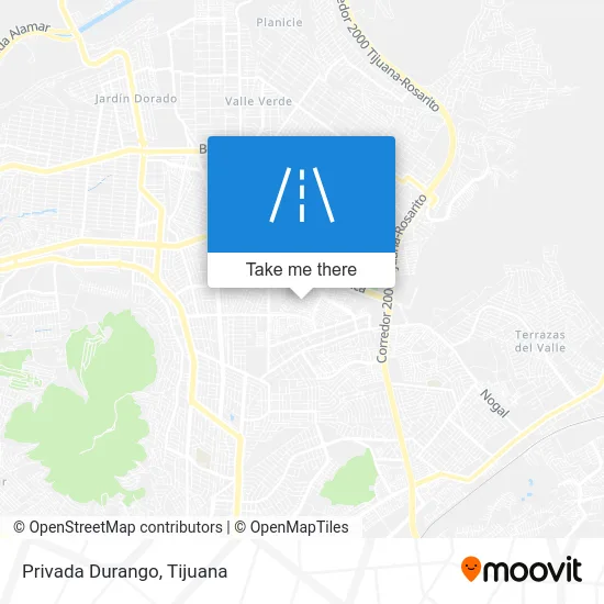 Privada Durango map