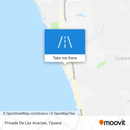 Mapa de Privada De Las Acacias