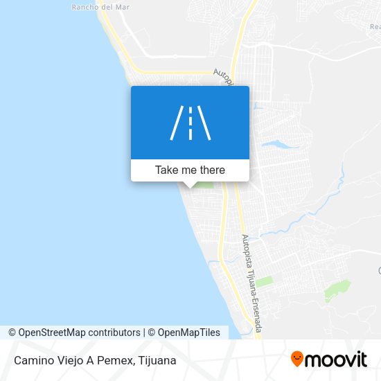 Camino Viejo A Pemex map