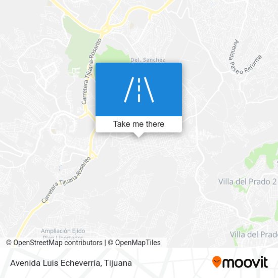 Mapa de Avenida Luis Echeverría