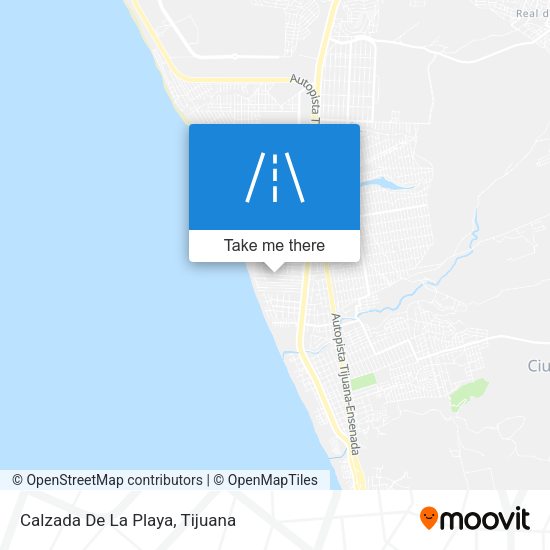 Mapa de Calzada De La Playa