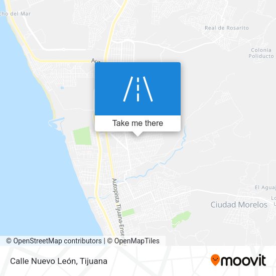 Mapa de Calle Nuevo León