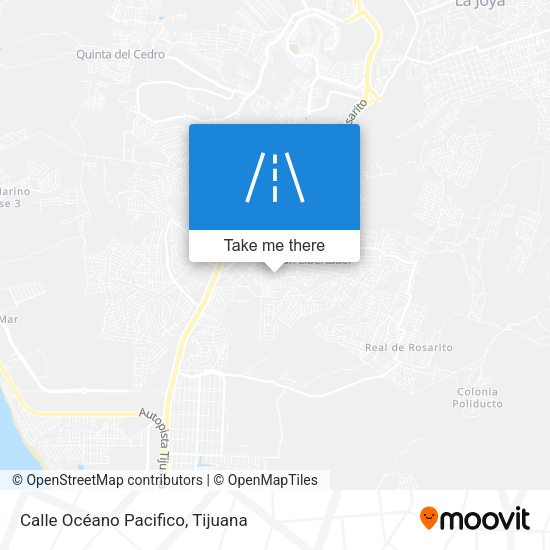 Calle Océano Pacifico map