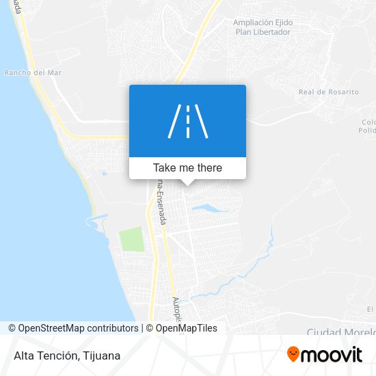 Alta Tención map
